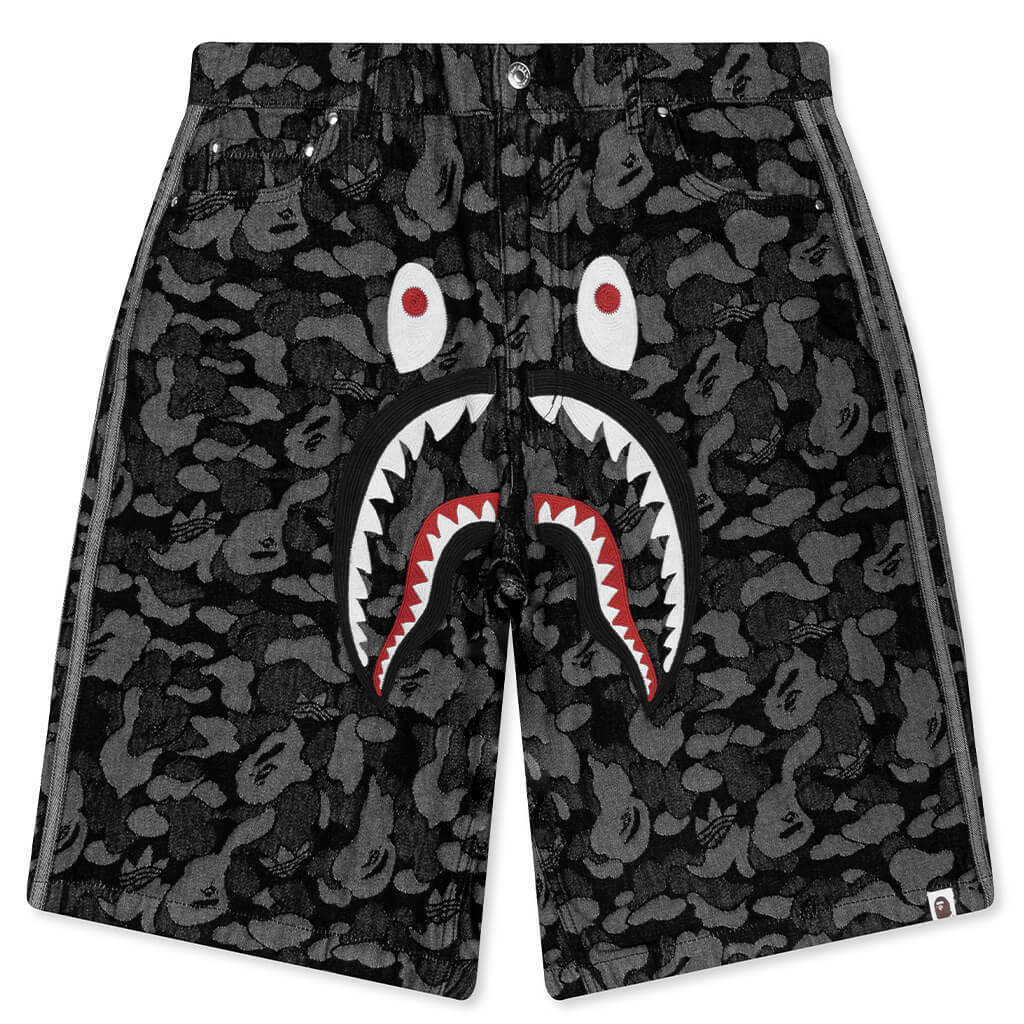 Adidas x BAPE Shark Denim Jorts Black
