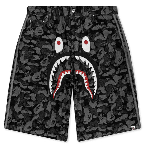 Adidas x BAPE Shark Denim Jorts Black