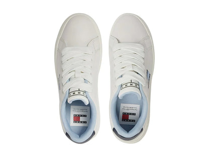 Tenis Tommy Hilfiger City Flatform Ecru para Mujer