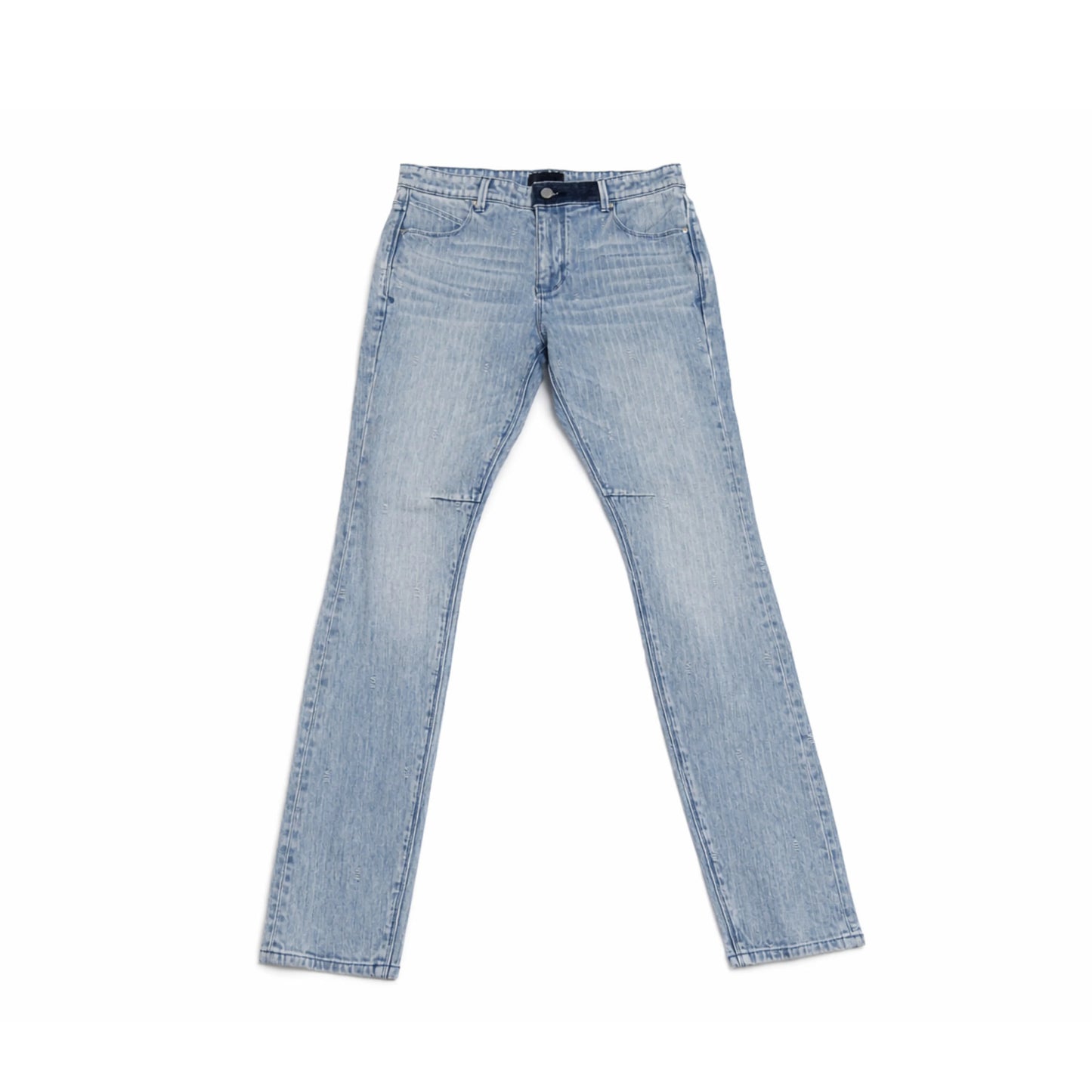 RTA "Bryant" Skinny Jeans - "Blue Pinstripe"