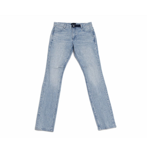 RTA "Bryant" Skinny Jeans - "Blue Pinstripe"