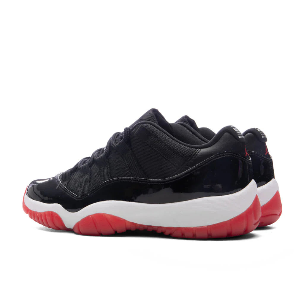 Air Jordan 11 Retro Low Bred GS Black Varsity Red White