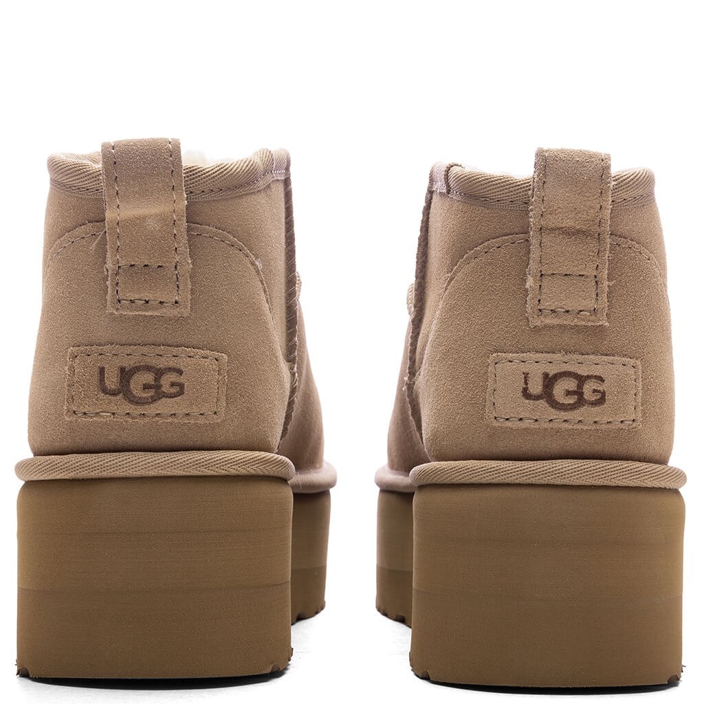 Womens Classic Ultra Mini Platform Sand