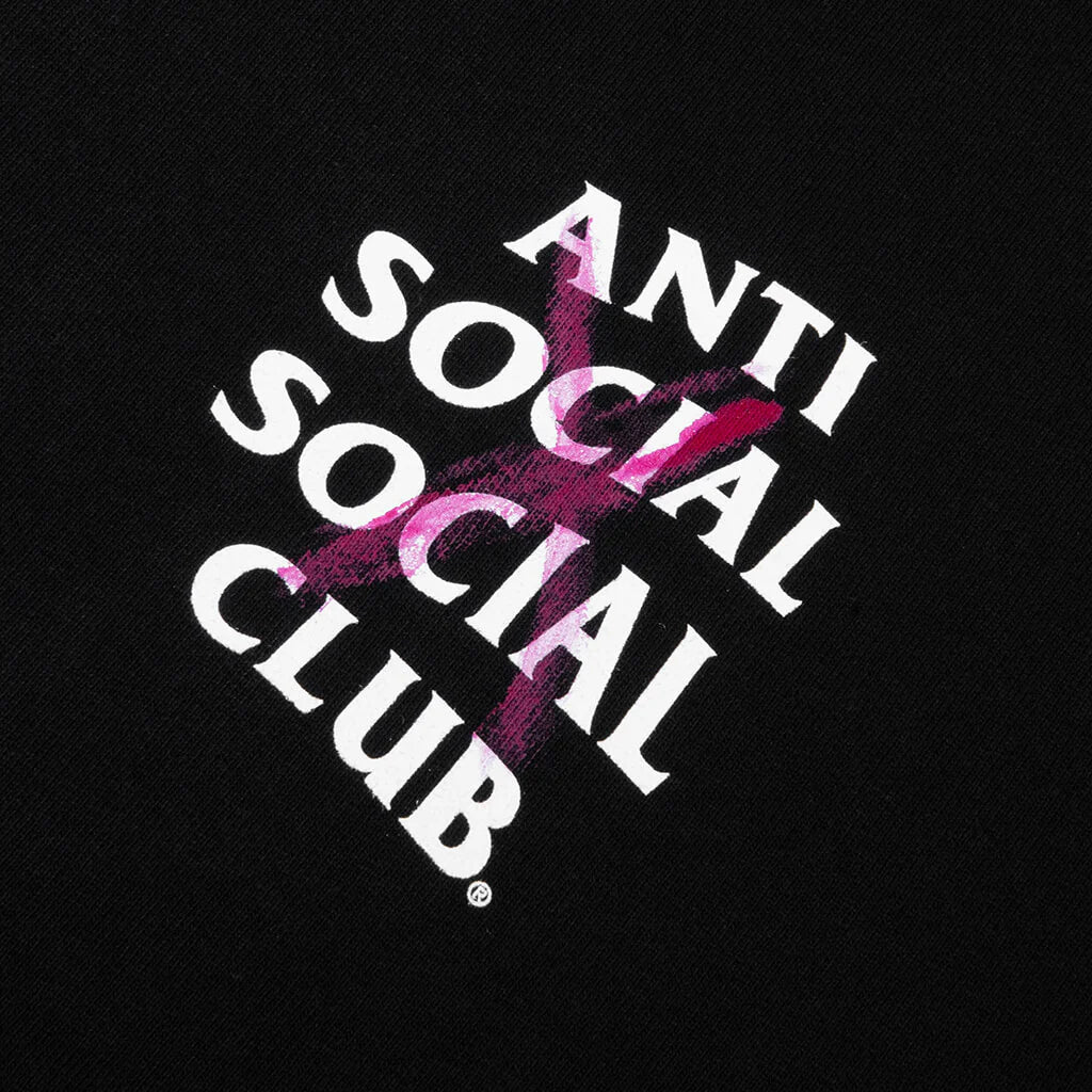 Cancelled Hand Painted Hoodie Black