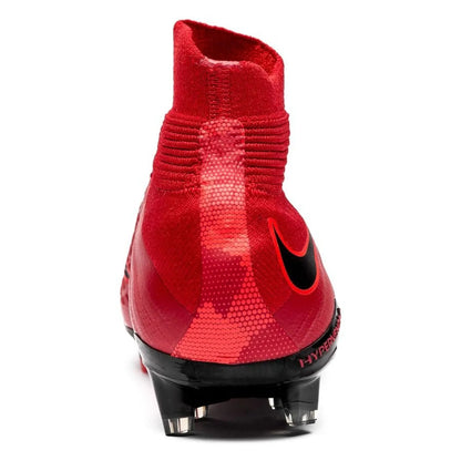 Nike Kids Jr Hypervenom Phantom III Dynamic Fit FG Firm Ground Soccer Cleats Red Black Crimson