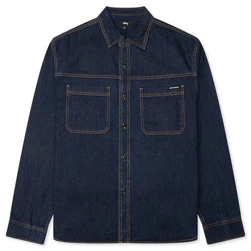 Work Denim Shirt Dark Denim