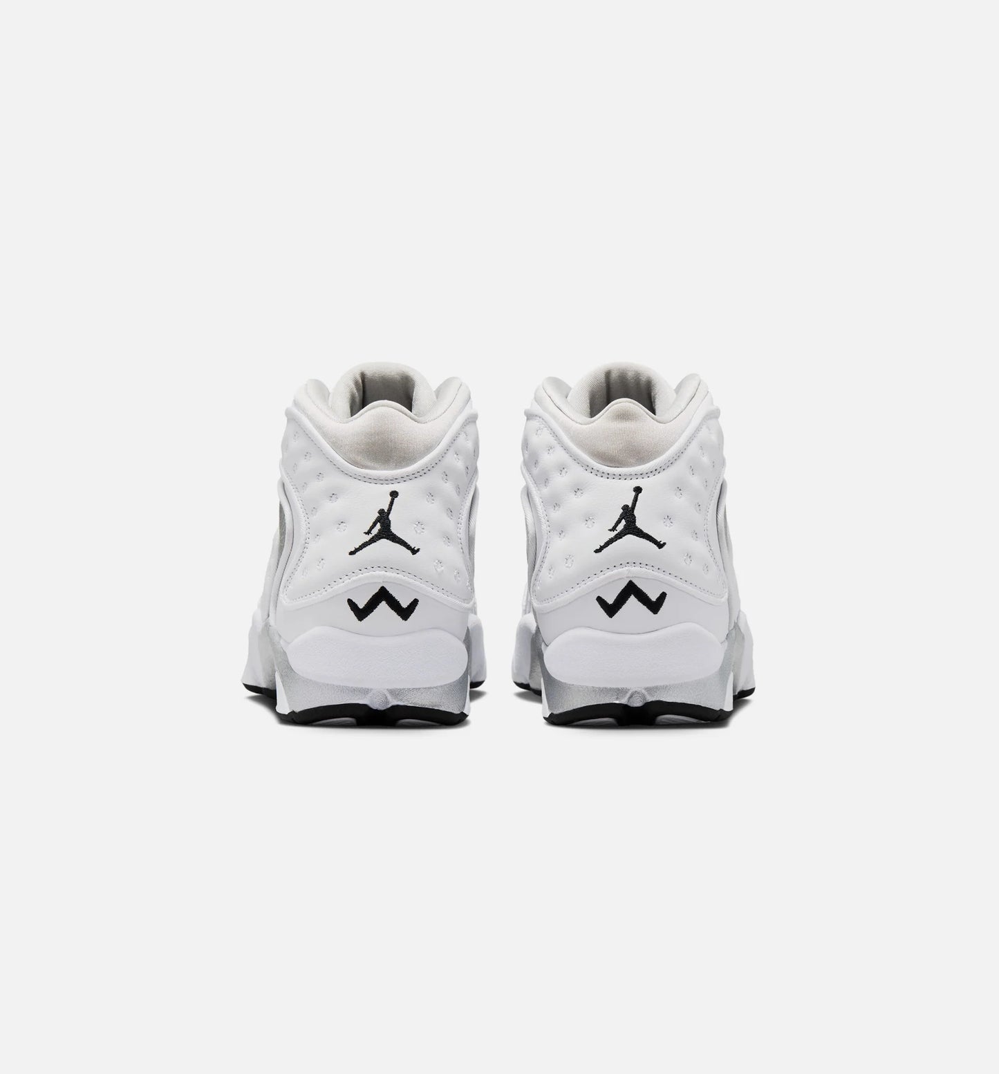 Air Jordan OG Womens Lifestyle Shoe White Black Metallic Silver