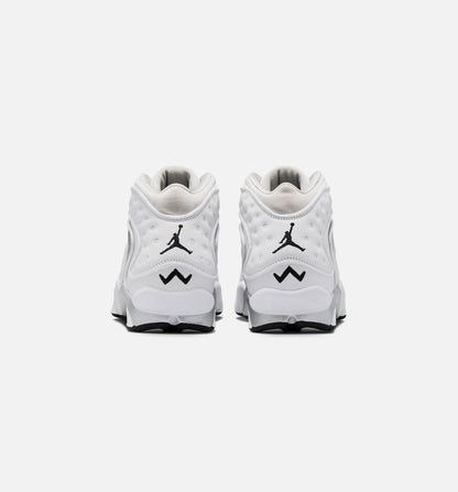 Air Jordan OG Womens Lifestyle Shoe White Black Metallic Silver