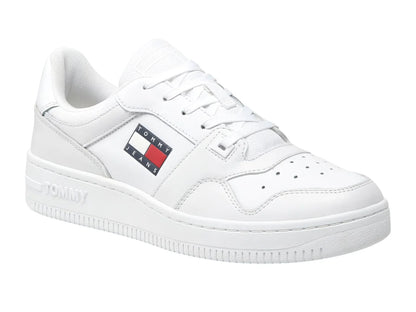 Tenis Tommy Hilfiger Retro Basket Ess Blancos para Hombre