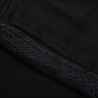 Knitted Panel Shorts Black