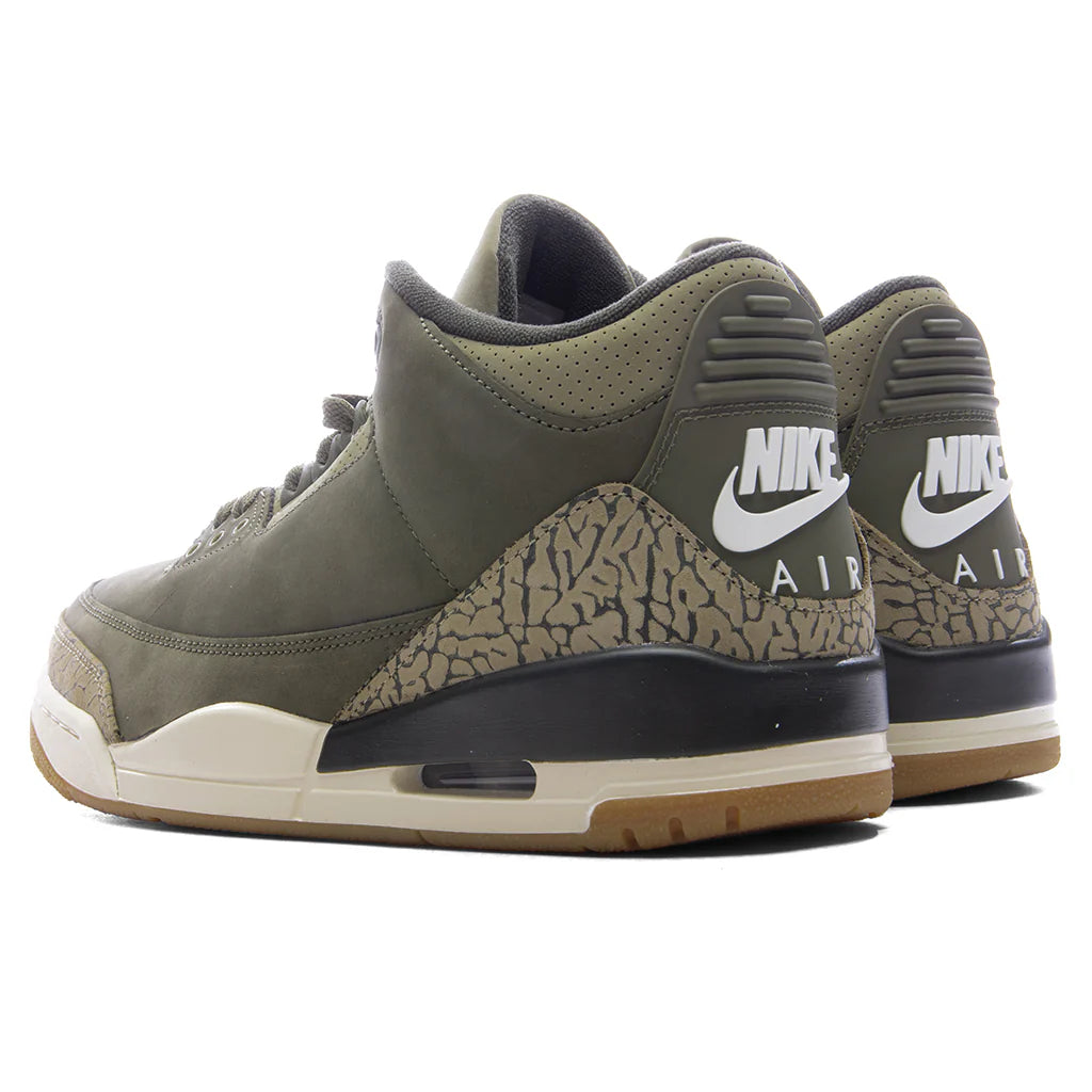 Air Jordan 3 Retro Family Affair Medium Olive Sequoia Neutral Olive