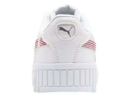 Tenis PUMA Carina 20 Holo Blanco y Plata para Niña
