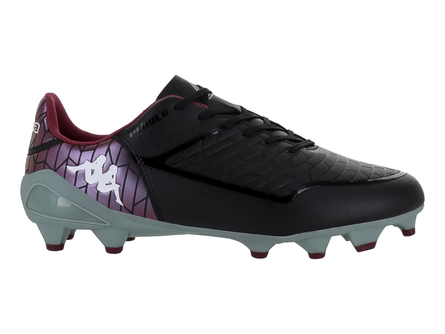 Tenis de Fútbol Kappa Negro y Verde para Hombre
