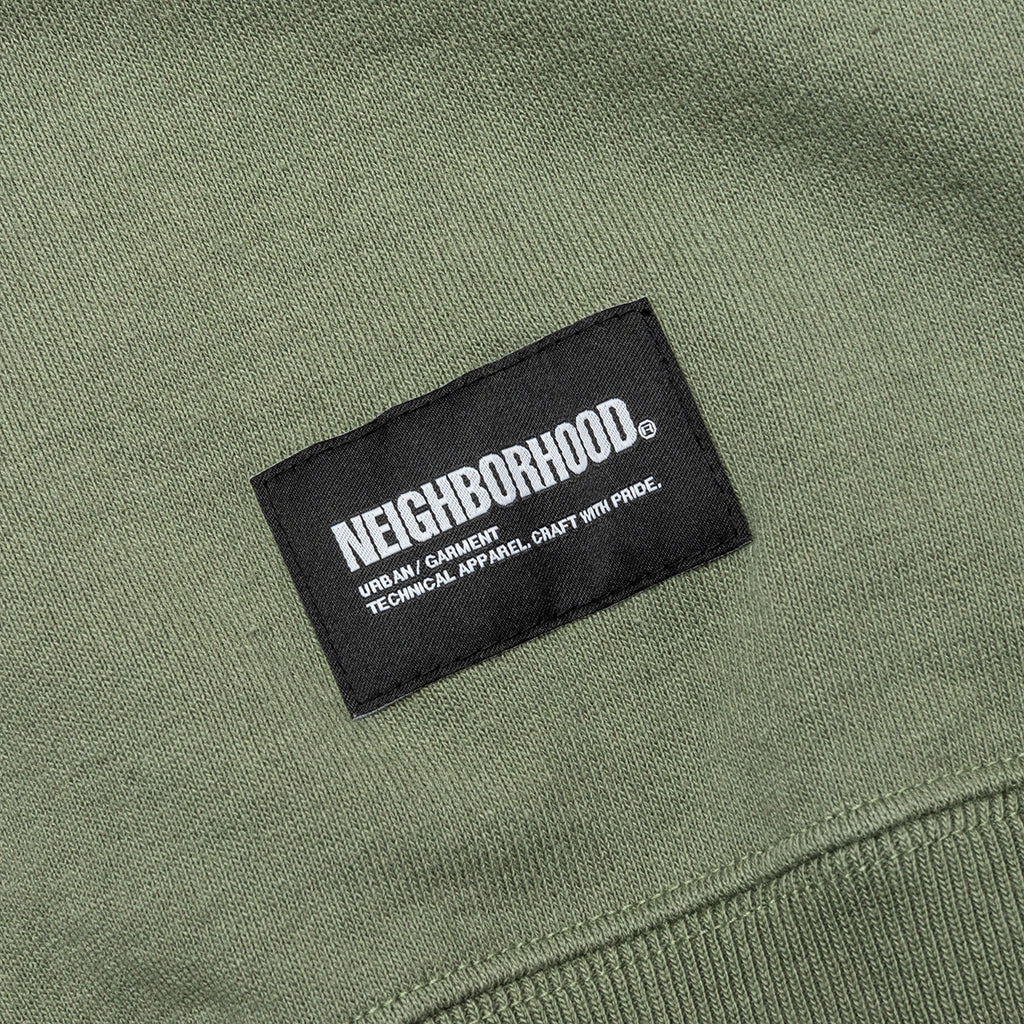 Classic Sweat Shirt L S Olive Drab