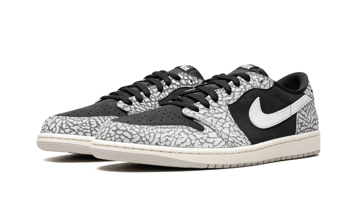 Air Jordan 1 Low Black Elephant