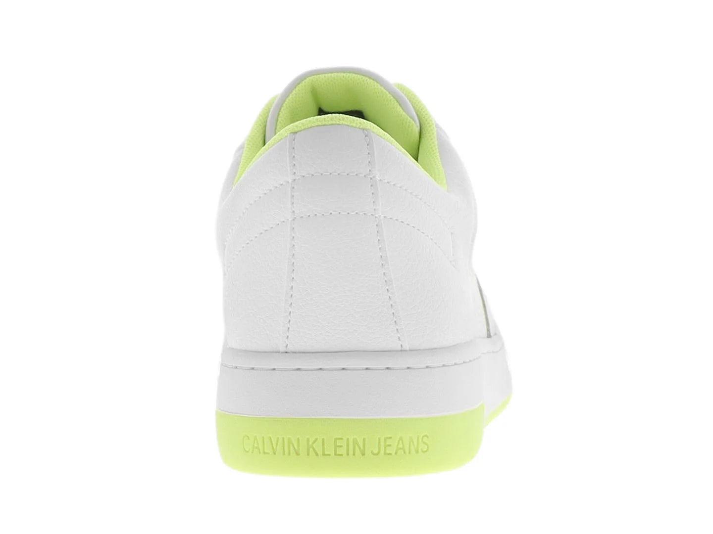 Tenis Calvin Klein Jensen Blanco con Amarillo para Hombre
