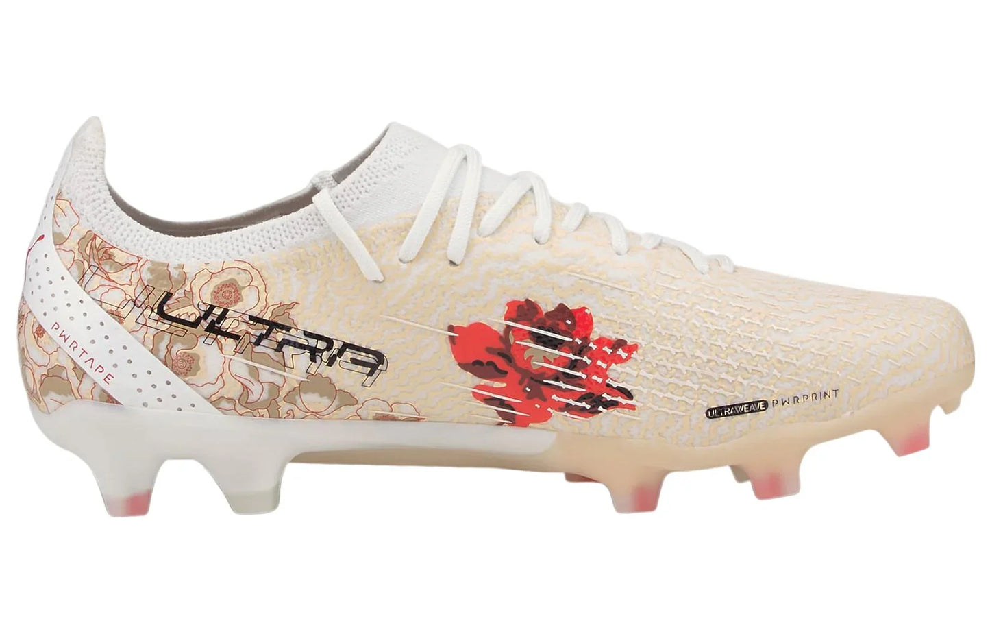 PUMA Ultra Ultimate Liberty Womens FG AG Soccer Cleats White Pristine Black