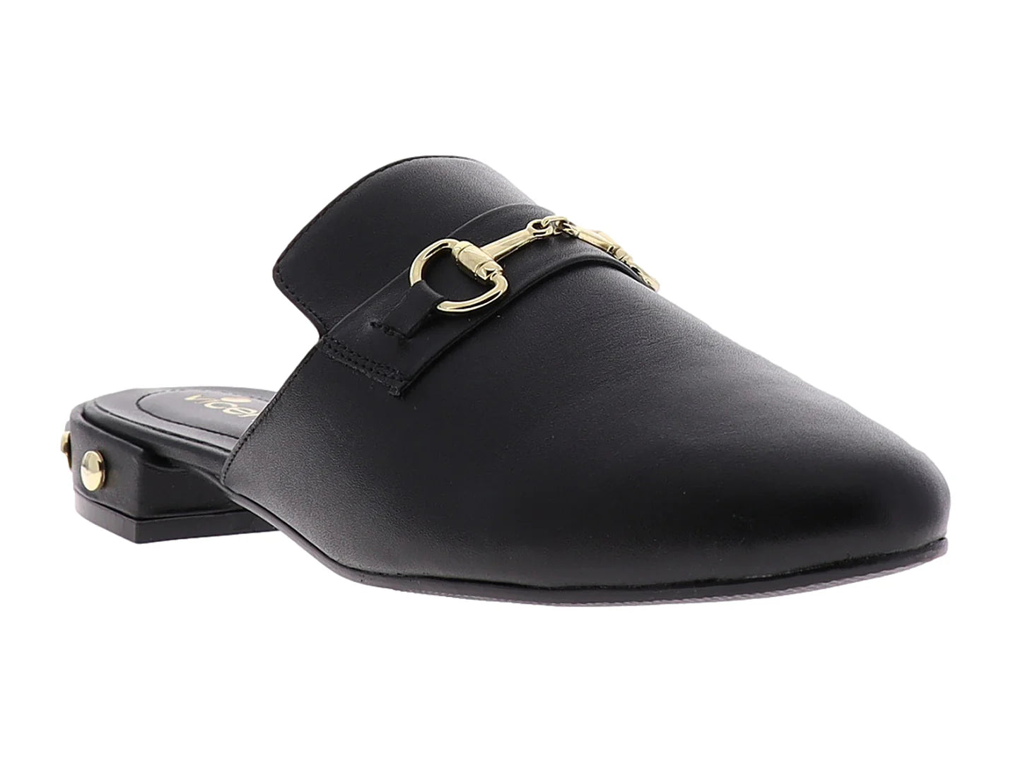 Zapatos Mocasín Mule Vicenza Negro para Mujer