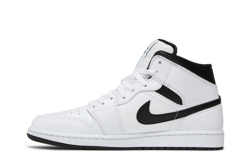 Jordan 1 Mid White Black