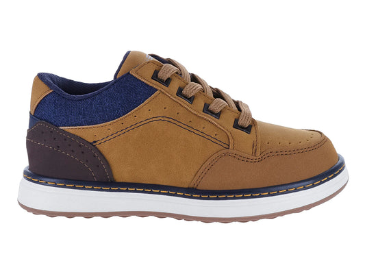 Tenis Clasben Café y Azul Marino para Niño