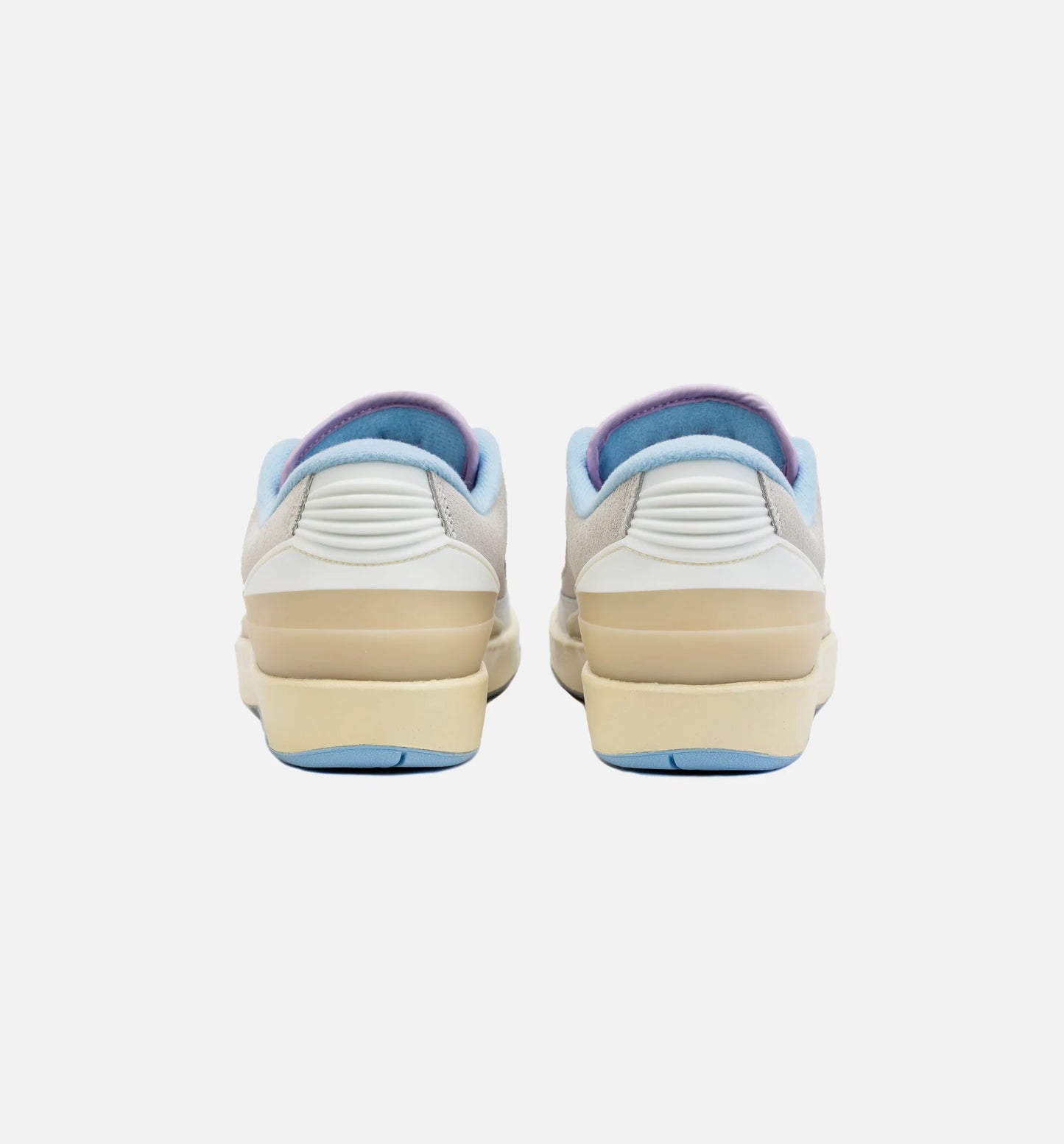 Air Jordan 2 Retro Low Summit White Ice Blue Womens Lifestyle Shoe White Blue