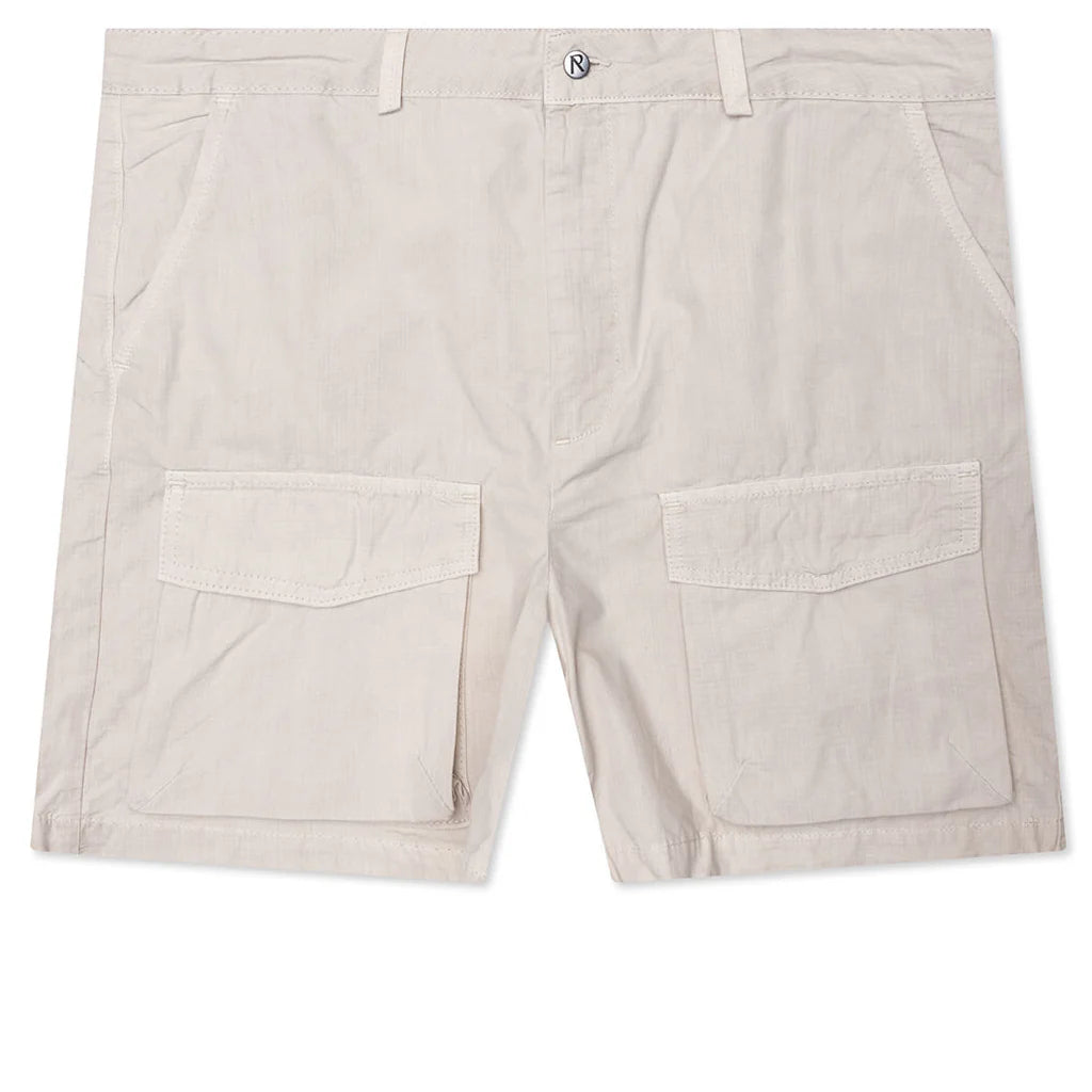 Front Pocket Cargo Short Champagne