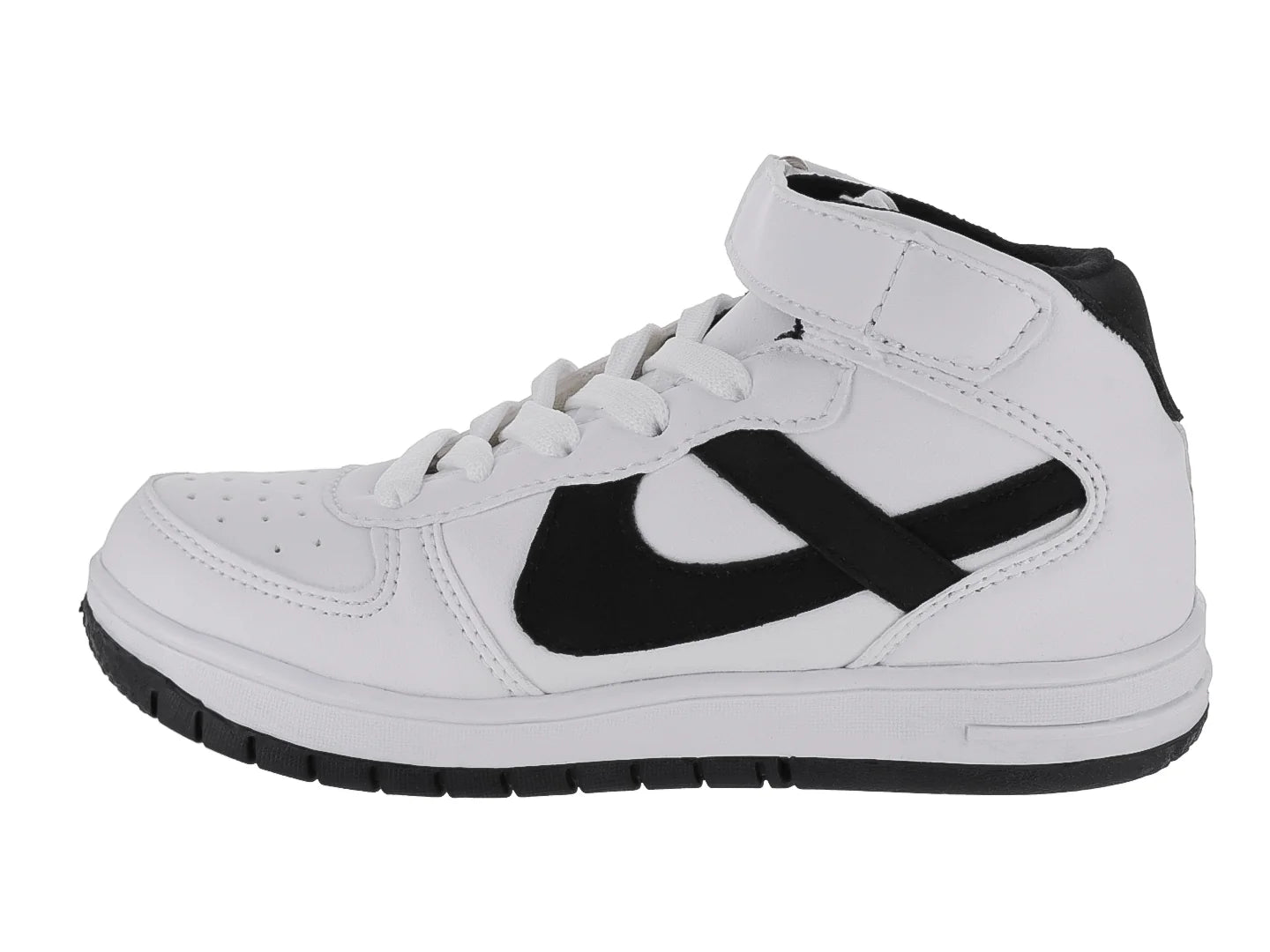 Tenis Panam Blanco y Negro para Niño