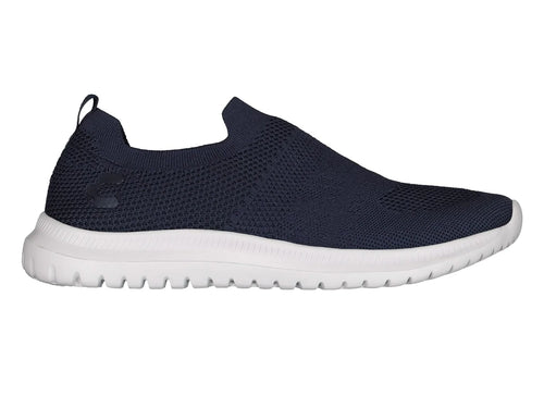 Tenis Charly Slip on Azul Marino y Blanco para Hombre