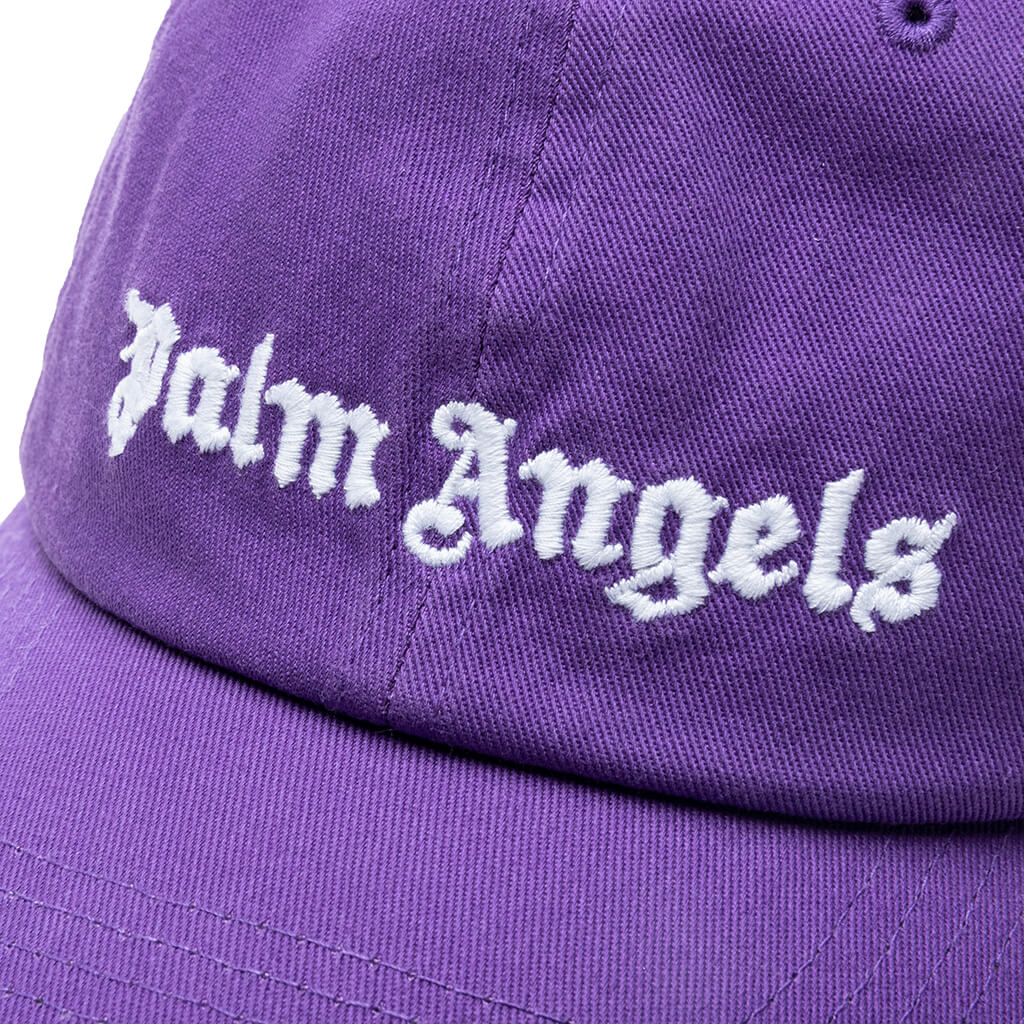 Classic Logo Cap Purple White