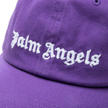 Classic Logo Cap Purple White
