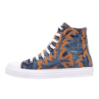 Game Day Embroidered High Top Sneakers