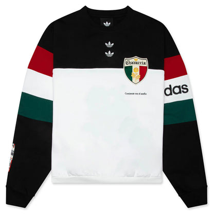adidas Originals x Willy Chavarria Crew Sweatshirt Black White