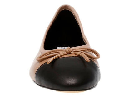 Zapatos Planos Steve Madden Bicolor Tan Black para Mujer
