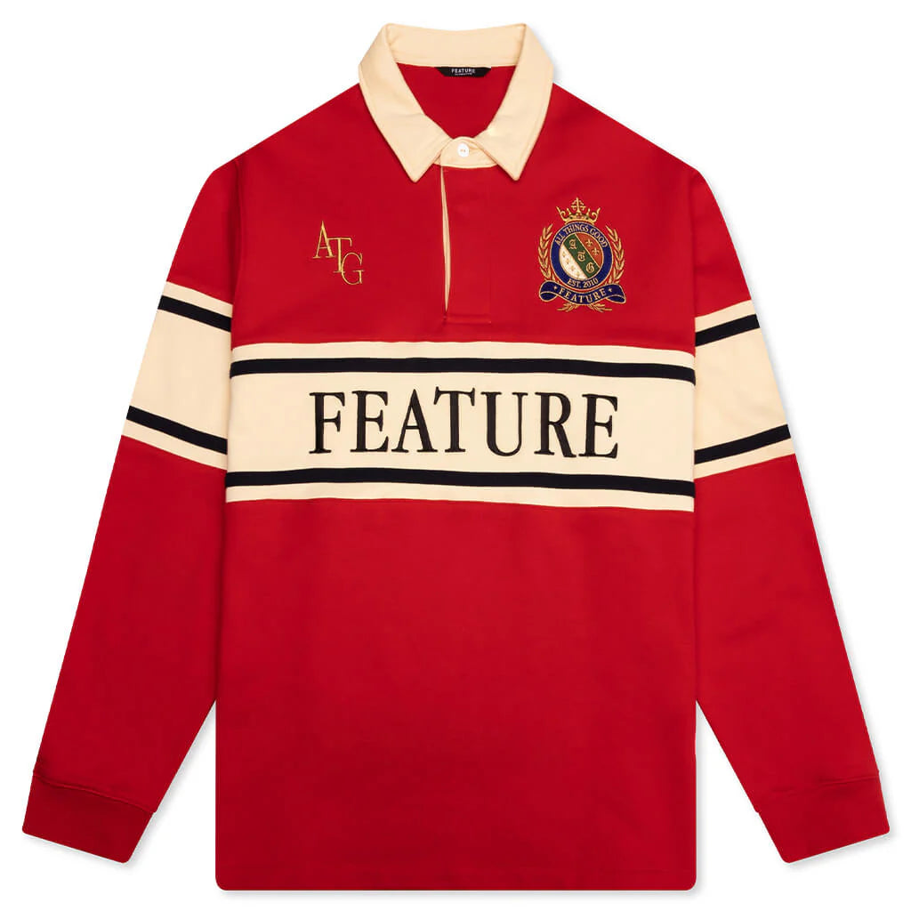 Lomu Rugby Polo Red