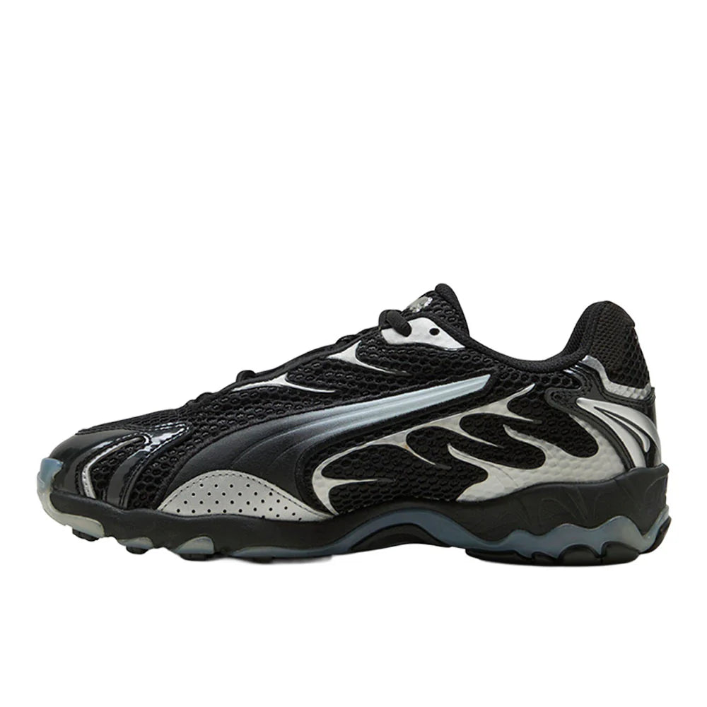 Inhale Metallic Lace Up Sneakers