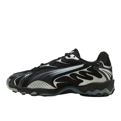 Inhale Metallic Lace Up Sneakers
