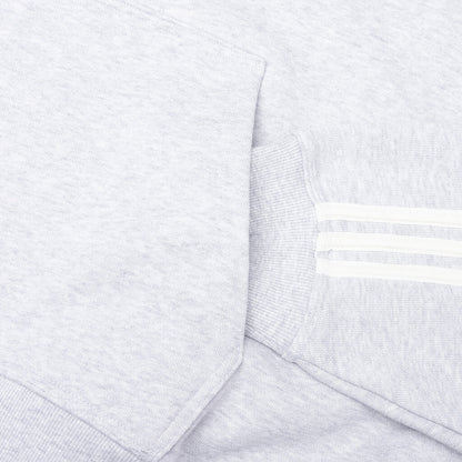 Adidas x Bad Bunny Heavy Crew Neck Hooded Balaclava Sweatshirt Light Grey Heather