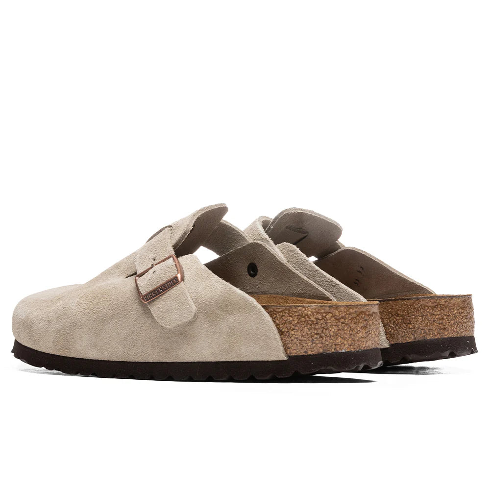Wide Boston Soft Footbed Taupe