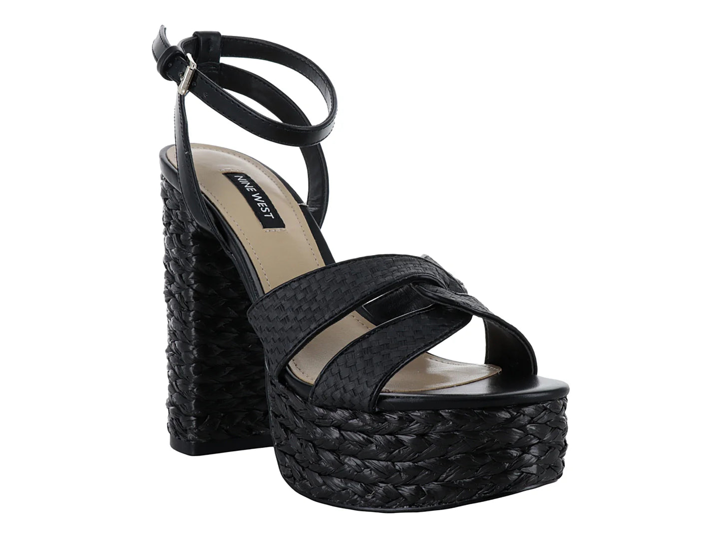Sandalias Nine West Negro para Mujer