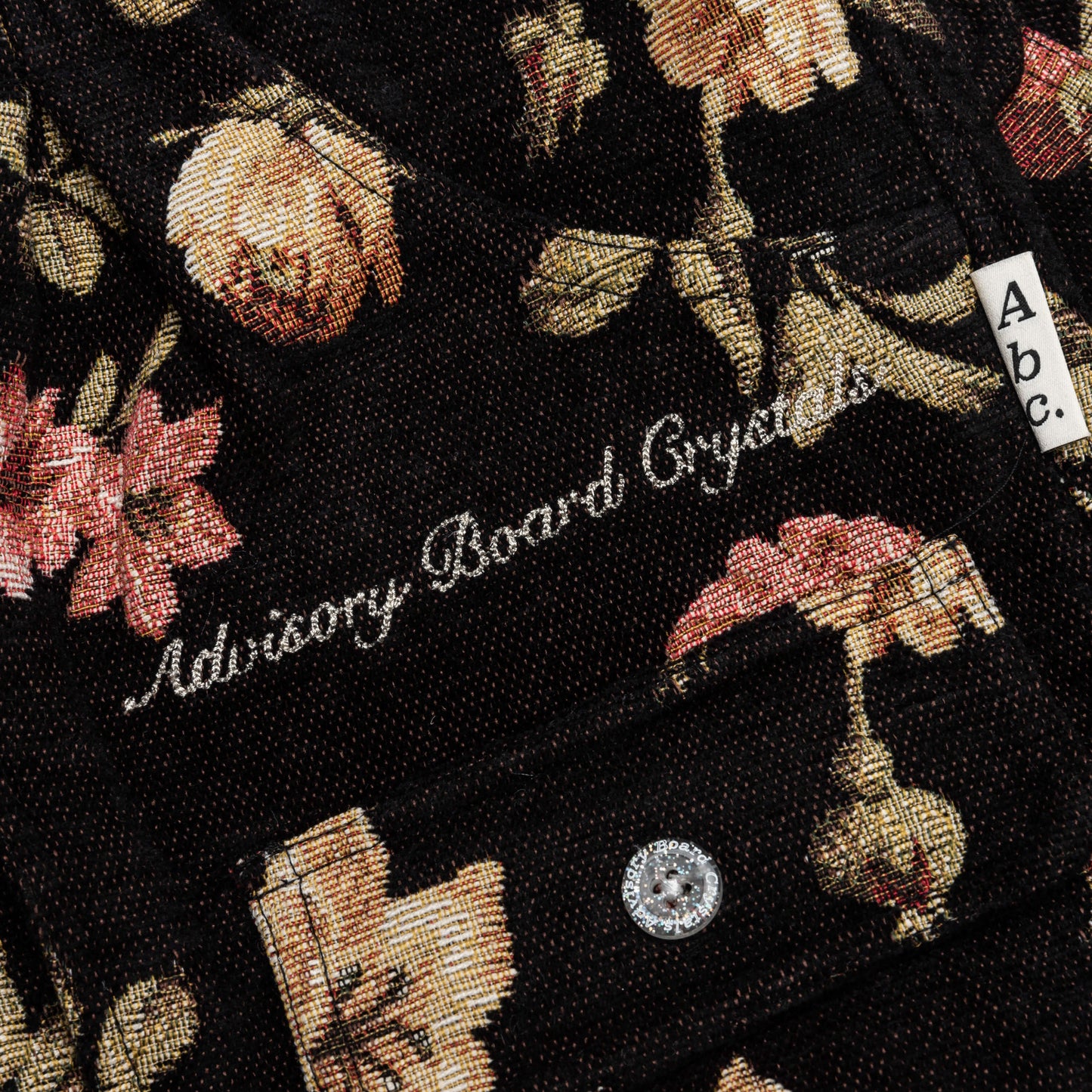 Abc Floral Jacquard Waterproof Shorts Black