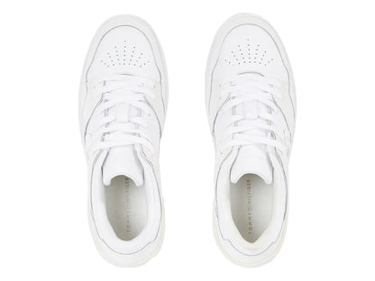 Tenis Tommy Hilfiger TH Lo Basket Blancos para Mujer