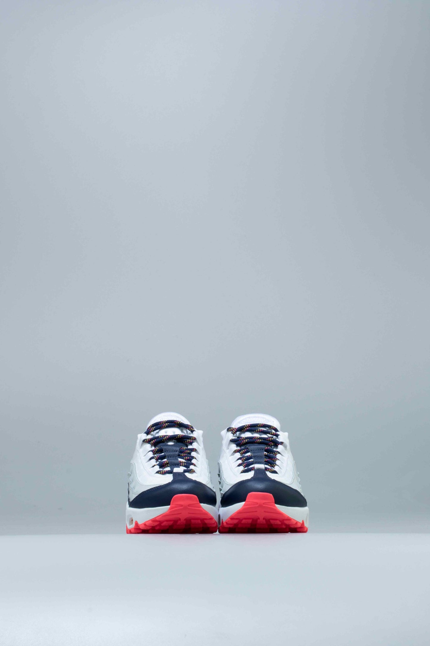 Air Max 95 Womens Shoe Midnight Navy Laser Orange Pure Platinum