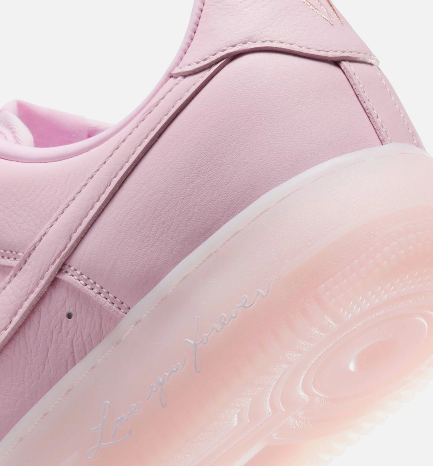NOCTA x Air Force 1 Low Pink Foam Mens Lifestyle Shoe Pink Foam Cobalt Tint Metallic Silver