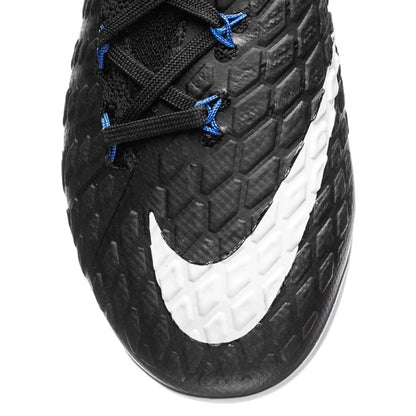 Nike Kids Jr Hypervenom Phantom III Dynamic Fit FG Firm Ground Soccer Cleats Black White Royal