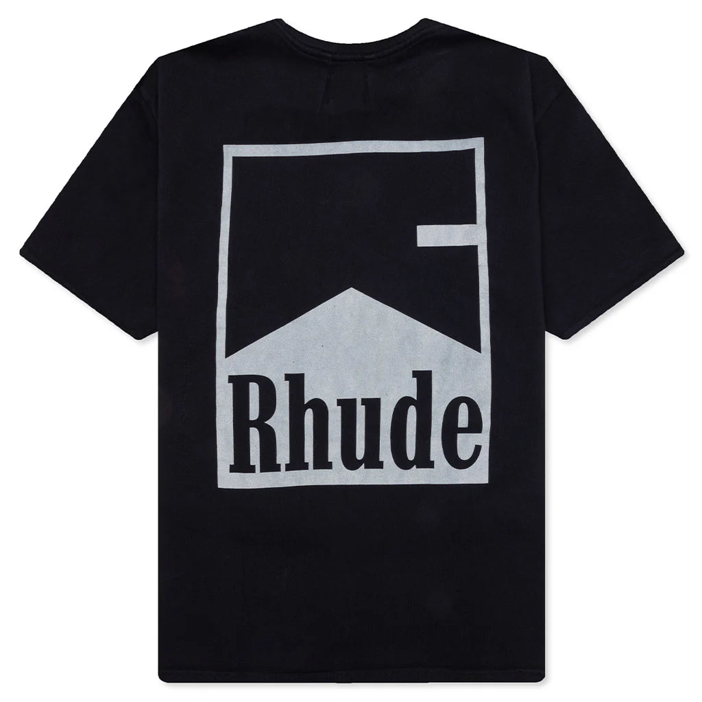 Rhude Chevron Tee Vintage Black