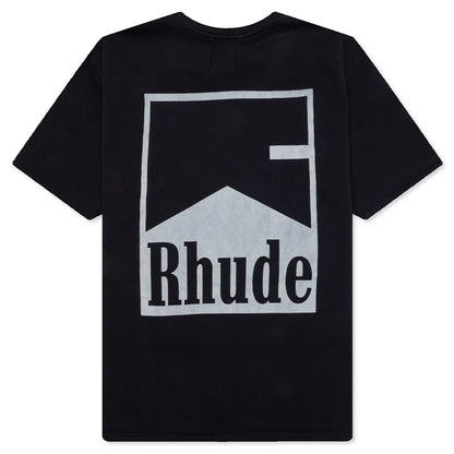 Rhude Chevron Tee Vintage Black
