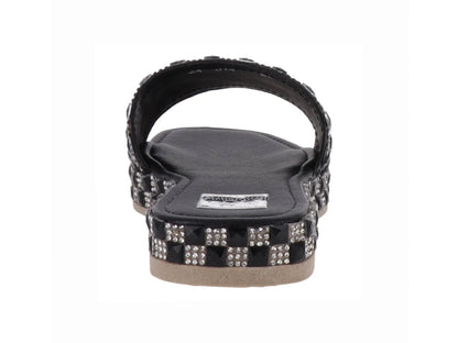 Sandalias Luna Rosa Negro Plata para Mujer