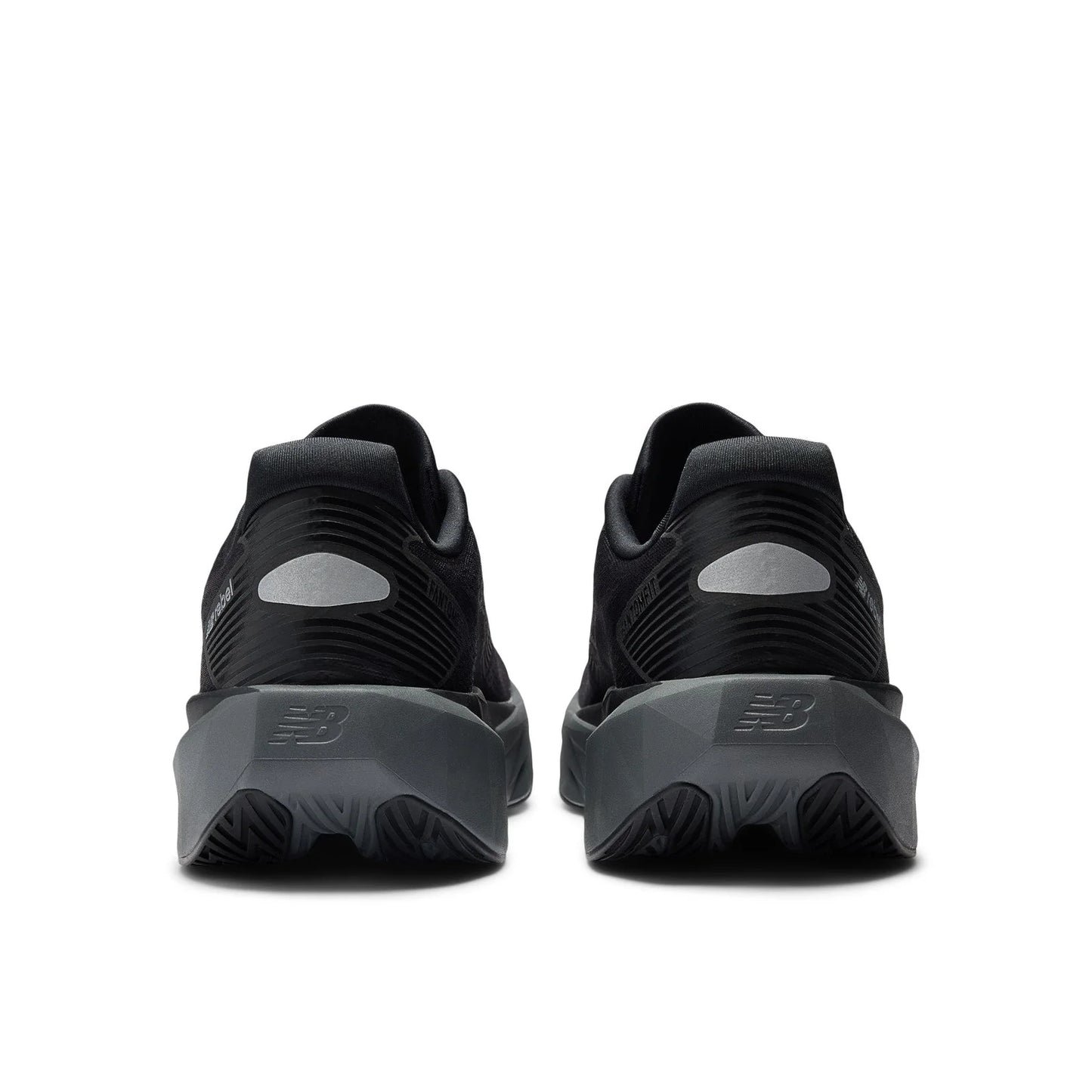 Men's FuelCell Rebel v5 in Black with Castlerock and Silver Metallic