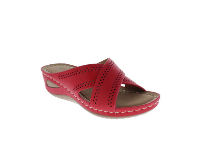Sandalias Comfort Fit Rojas para Mujer