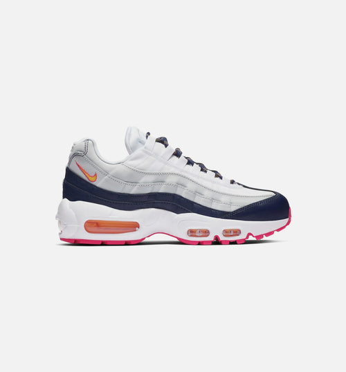 Air Max 95 Womens Shoe Midnight Navy Laser Orange Pure Platinum